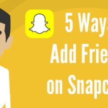 5 Ways to add friends on snapchat
