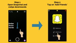 Add friends in snapchat 1