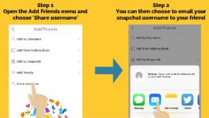 share username snapchat