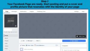 create facebook page 6