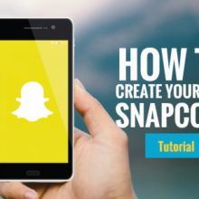 how to create your own snapcode
