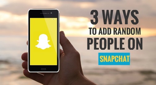 how to find random people to talk to on snapchat