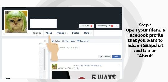 how to find facebook friends on snapchat