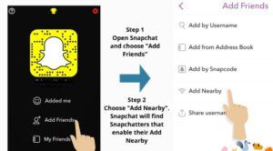 snapchat find someone username without friends step