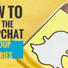 how to use snapchat group stories 1