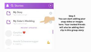 how to use snapchat group stories 7