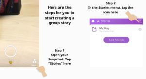 how to use snapchat group story 5