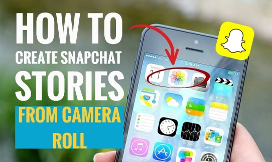 How to Create Snapchat Stories from Camera Roll 1
