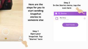 send snapchat stories to one person 2