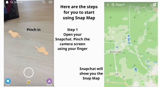 what is snapchat snap map 3