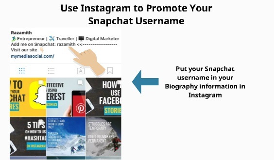 Add Snapchat friends from Instagram 6