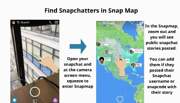 Add Snapchat friends from Snapmap 9