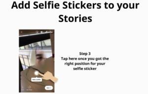 Instagram stories selfie stickers 3