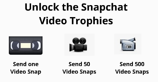 Unlock the Snapchat Video Trophies