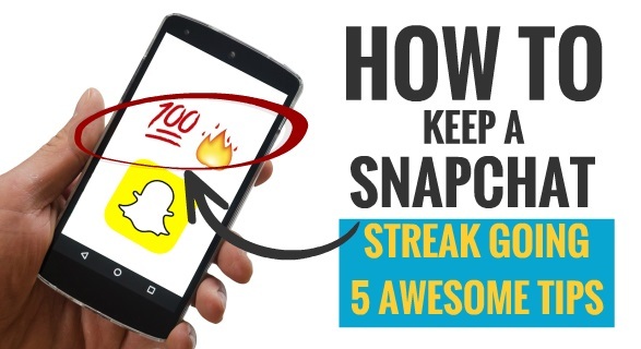 How to Keep a Snapchat Streak Going