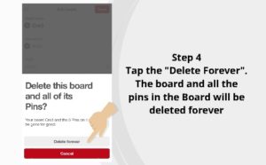 How to delete Pinterest Board 4