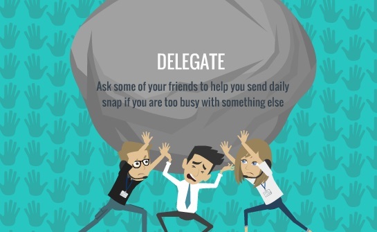 delegate snapchat streak