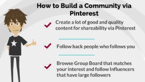 how to build a community via pinterest