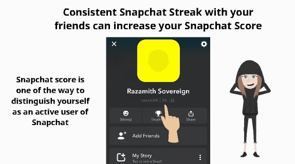 snapchat streak increase snapchat score