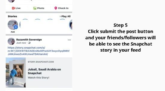 How to share Snap Map story 3