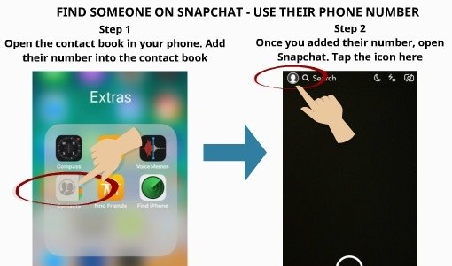 how to find someones snapchat from instagram