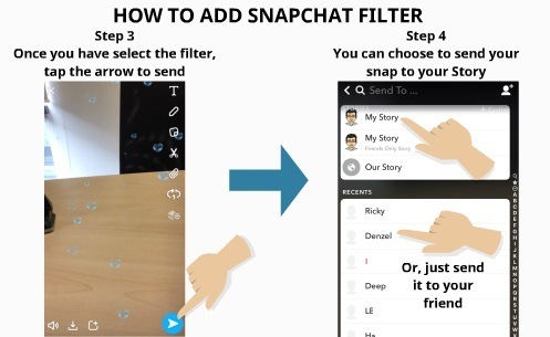 How to Add Snapchat Filters 2