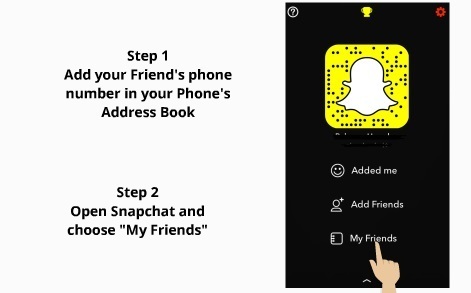 How to Add Snapchat friends 1