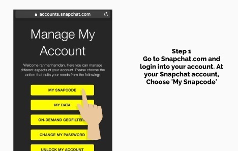 How to Create Snapcode 1
