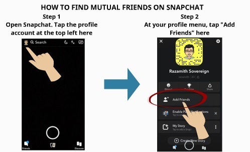 How to Find Mutual Friends on Snapchat 2