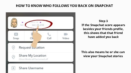 How to Know Who Follows You Back on Snapchat 3
