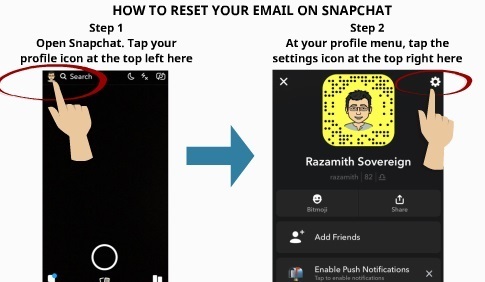 How to Reset Your Email on Snapchat 2