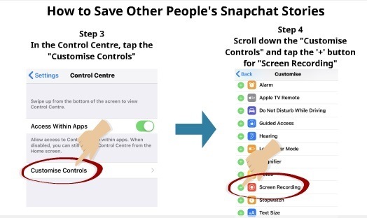 How to Save Other People Snapchat stories 4