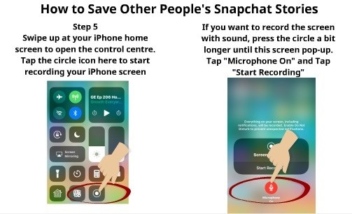 How to Save other people snapchat stories 5