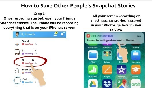 How to save other people snapchat stories 6