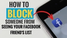 How to Block Someone From Seeing Your FB friends