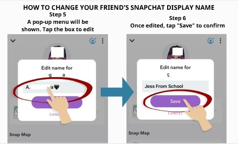 How to Change Friends Snapchat Dipslay Name 3