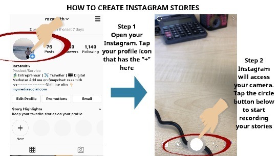 How to Create Instagram Stories Step and Step 2