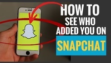 How to See Who Added You on Snapchat
