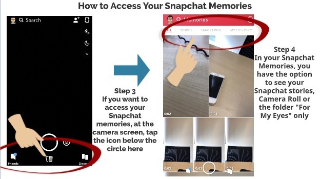 How to access your Snapchat memories