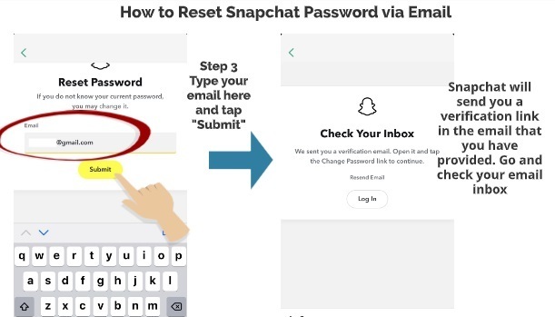 How to Reset Snapchat Password via Phone step 3