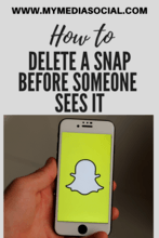 How to Delete a Snap Before Someone Sees it