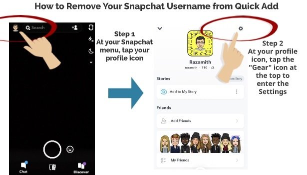 How to Remove Your Snapchat Username from Quick Add