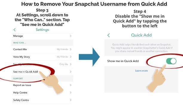 How to Remove Your Snapchat Username from Quick Add 2