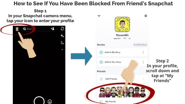 How to See if you have been blocked from Snapchat friends 1