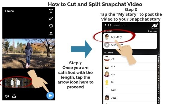 How to Undo Split Video on Snapchat?