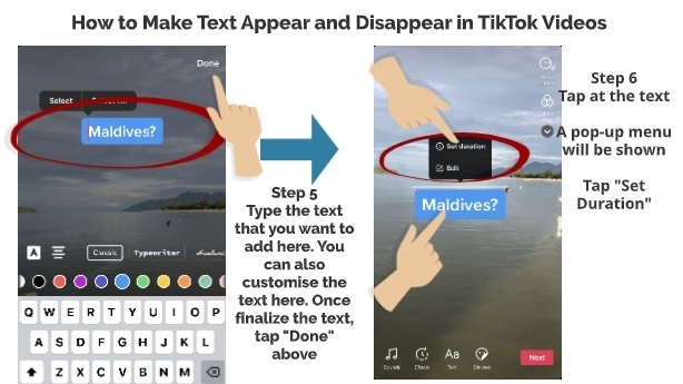 How To Make Text Appear And Disappear In Tiktok Videos My Media Social