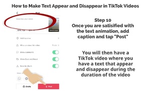 How to Make Text Appear and Disappear in TikTok Videos – My Media Social