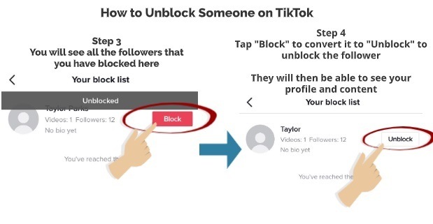 How to Block and Unblock Someone on TikTok My Media Social