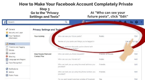 How to Make Your Facebook Account Completely Private - My Media Social