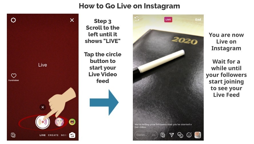How to Go Live on Instagram (3 Simple Steps) My Media Social
